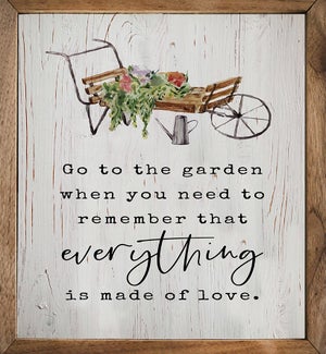 Everything Is Made Of Love Wagon Whitewash